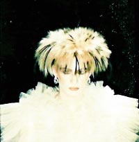 Jaine pictured modelling in the 1980s